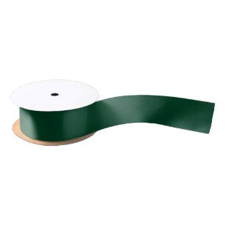 British Racing Green Satinband