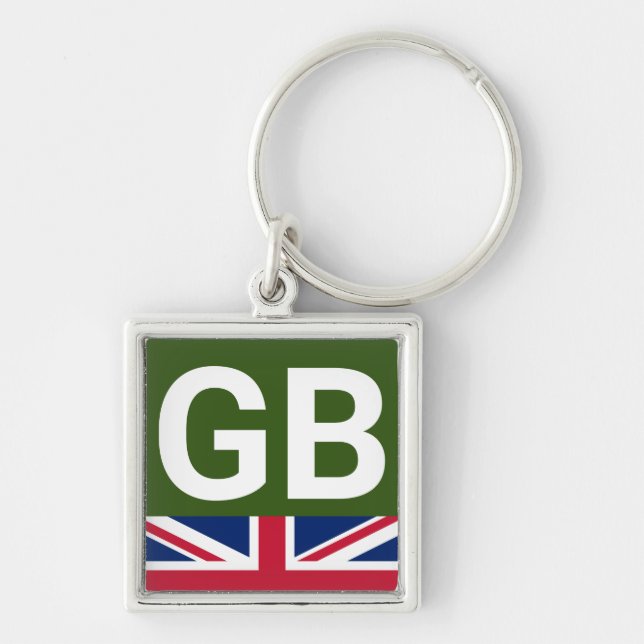 British Racing Green Schlüsselanhänger (Vorne)