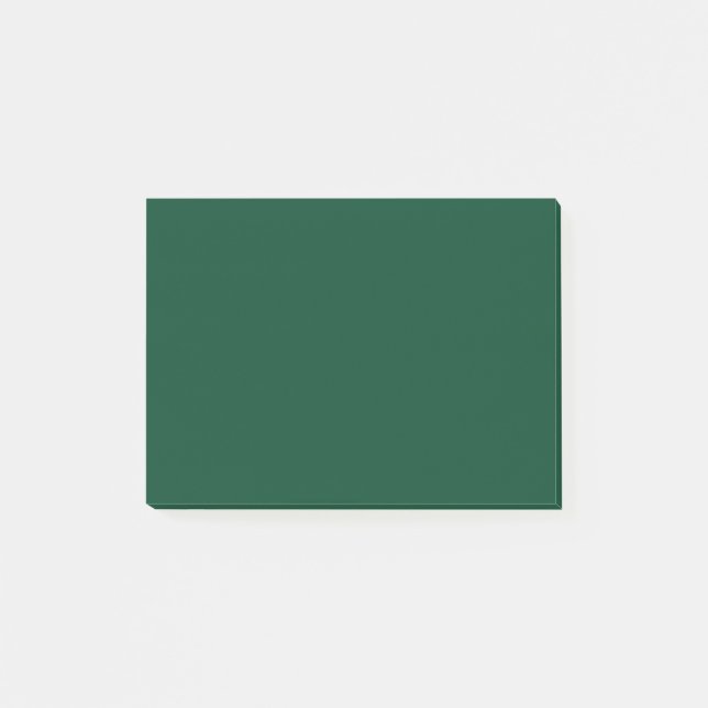 British Racing Green Solid Color Post-it Klebezettel (Vorderseite)