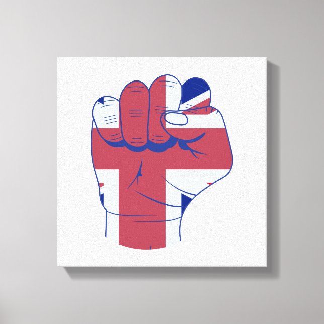 British Raised Fist Leinwanddruck (Vorderseite)