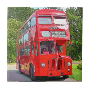 BRITISH RED BUS FLIESE