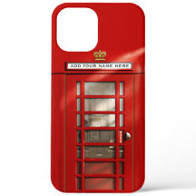 British Red Telefone Booth Personalisiert