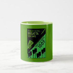 British River Thames Regatta Zweifarbige Tasse
