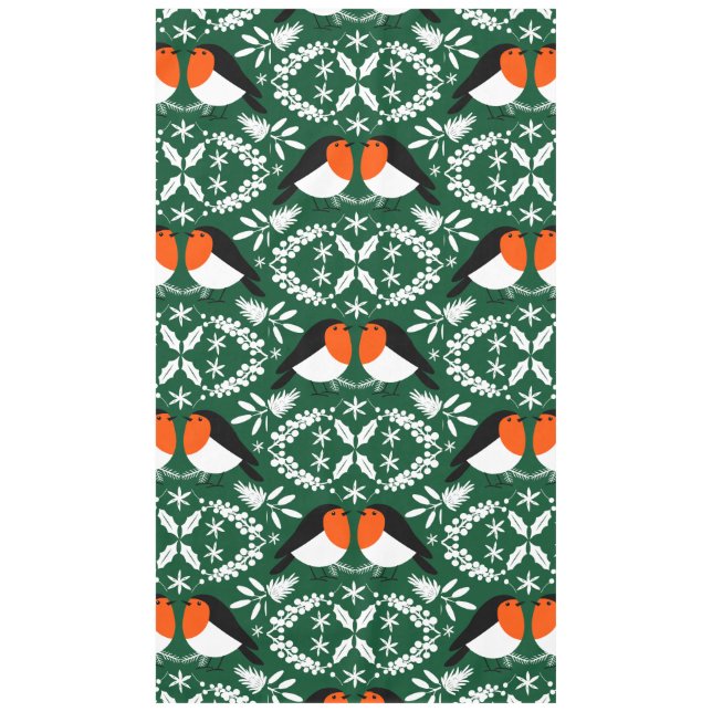 British Robin RedBrust Tischdecke (Vorderseite)