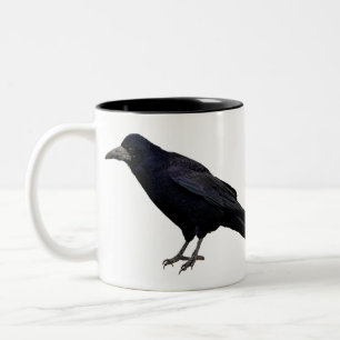 British Rook Corvid-lover's Wildlife Foto Zweifarbige Tasse