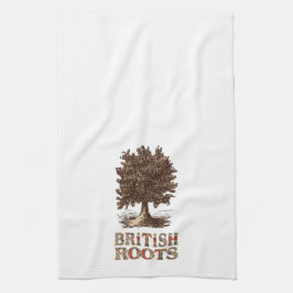 British Roots Family Tree Tee Handtuchhandtuch Han Handtuch