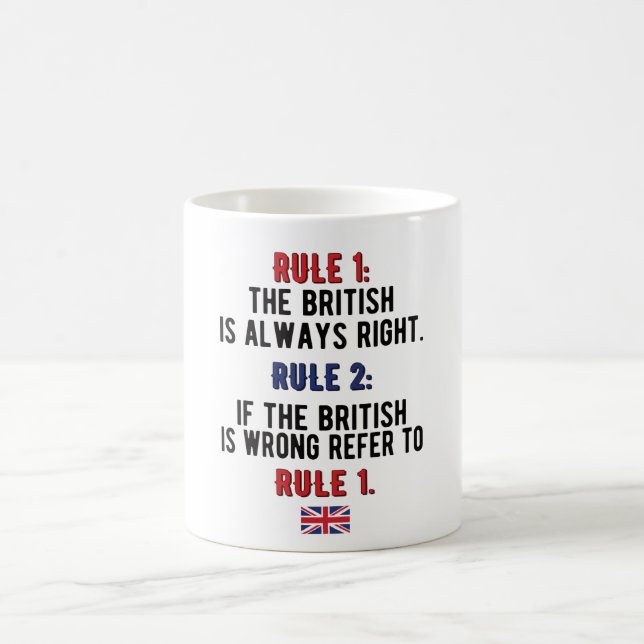 British Roots Great Britain Flag Britisches Erbe Kaffeetasse (Mittel)