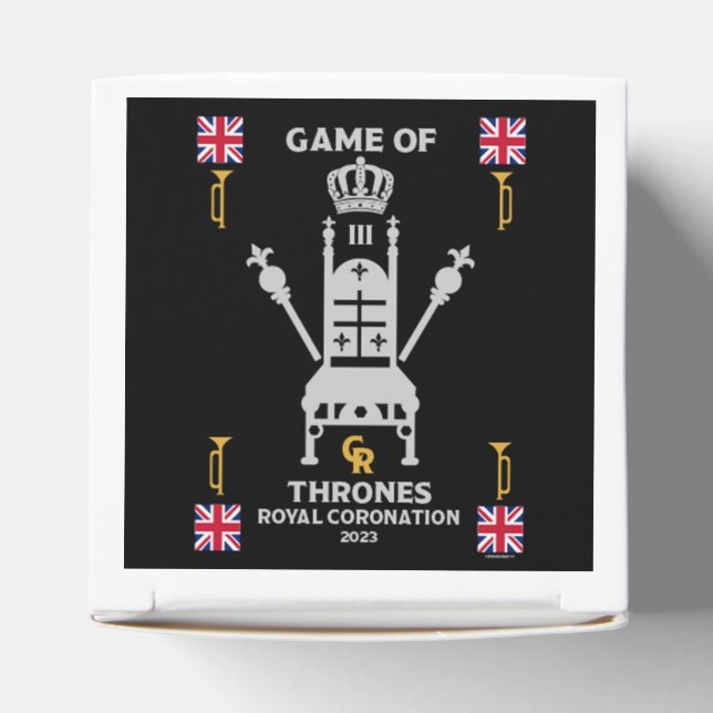 British Royal Coronation King Charles III Geschenkschachtel (Oben)