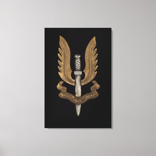 British SAS Leinwanddruck (Vorderseite)