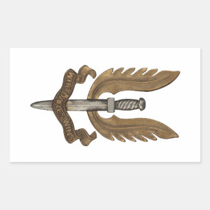 British SAS Rechteckiger Aufkleber