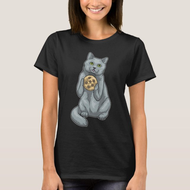 British Shorthair Cookie T-Shirt (Vorderseite)