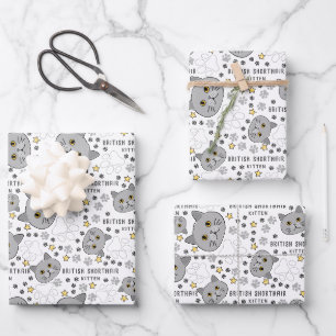 British Shorthair Geschenkpapier Set