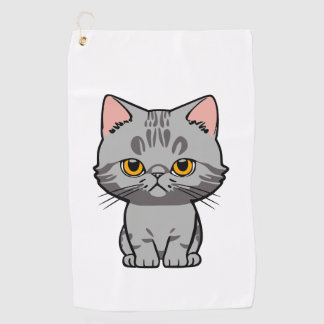 British Shorthair Golfhandtuch