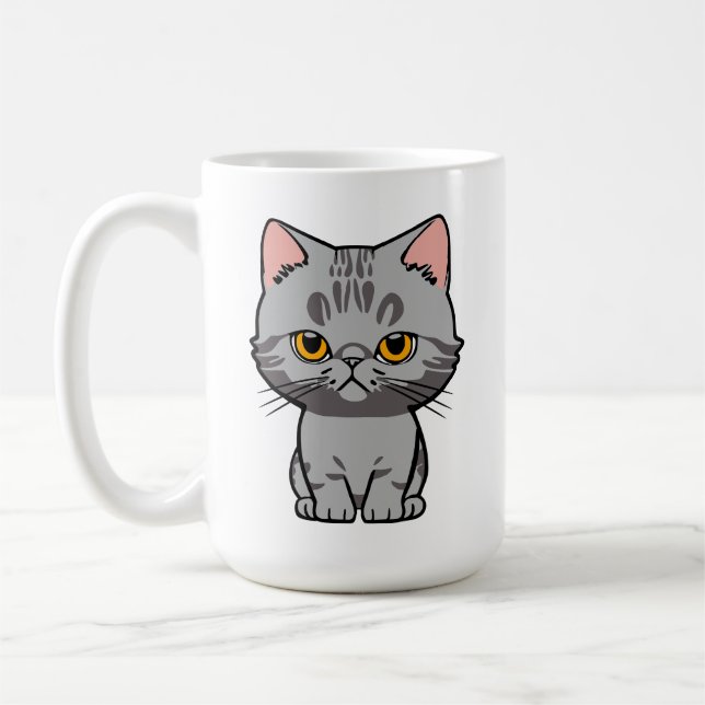 British Shorthair Kaffeetasse (Links)