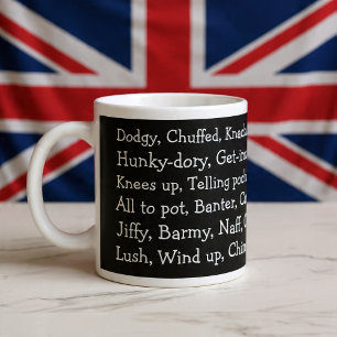 British Slang Jumbo-Tasse