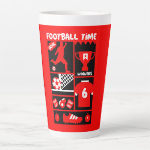 British Soccer Football Milchtasse