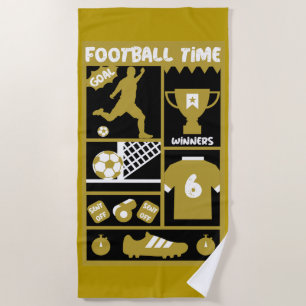 British Soccer Football Strandtuch