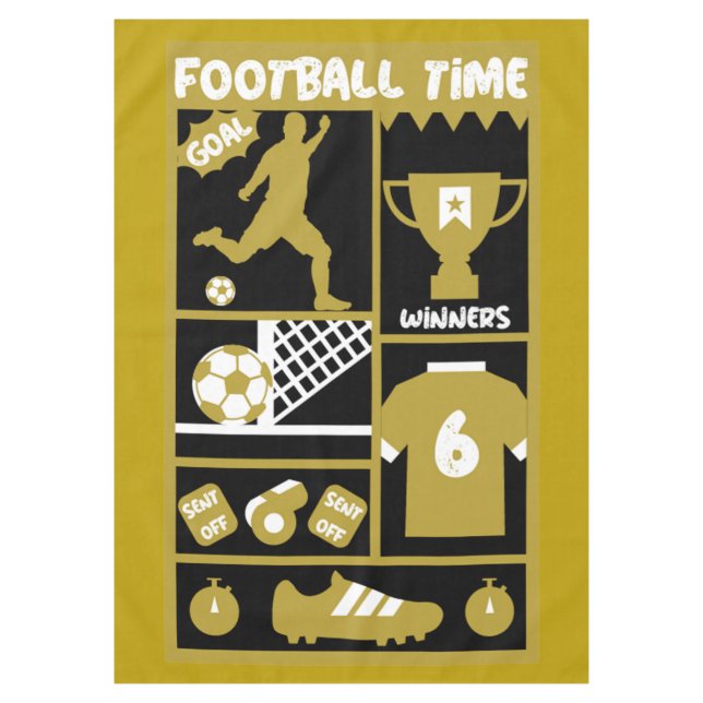 British Soccer Football Tischdecke (Vorderseite)