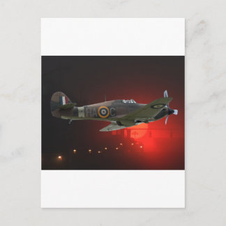 British Spitfire Postkarte