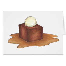 British Sticky Toffee Pudding English Dessert Card
