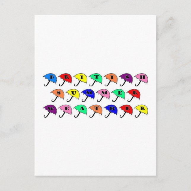 British Summer Postkarte (Vorderseite)