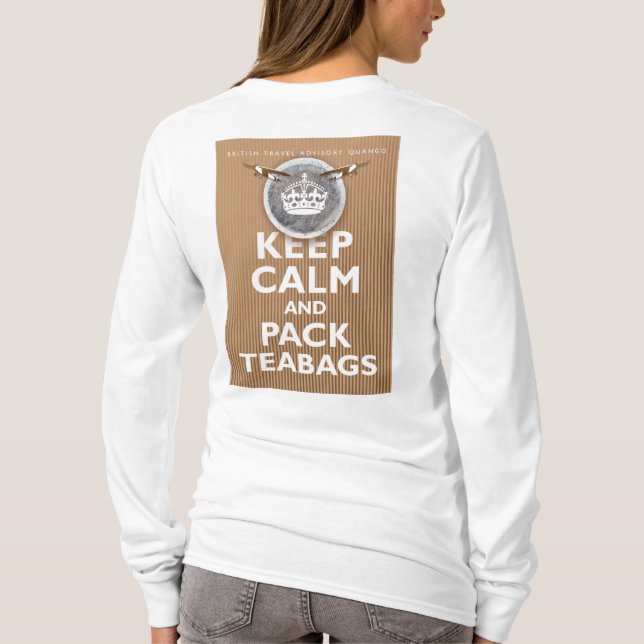 'British Teabag Advice' T-Shirt (Rückseite)