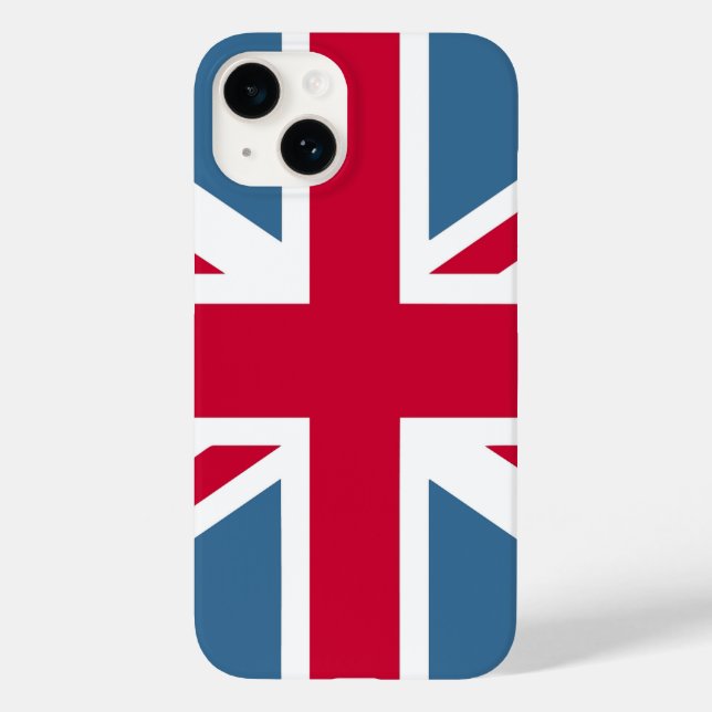 British Union Jack Case-Mate iPhone 14 Hülle (Rückseite)
