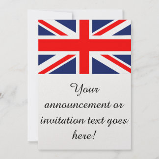 British Union Jack Flag Einladung