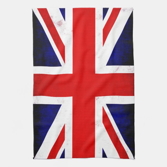 British Union Jack Flag Geschirrtuch (Vertikal)
