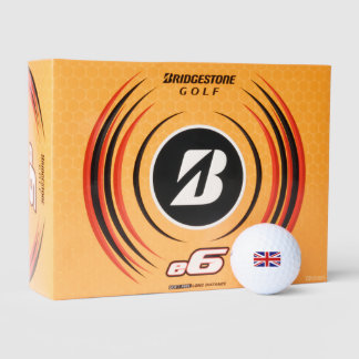 British Union Jack Flag Golfball