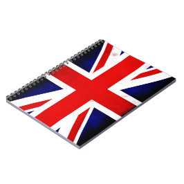 British Union Jack Flag Notizblock