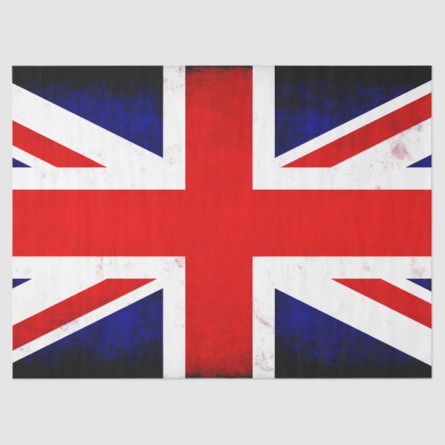 British Union Jack Flag Seidenpapier (Vorderseite)