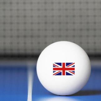 British Union Jack Flag Tischtennisball