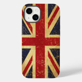 British Union Jack Flag Vintag Case-Mate iPhone 14 Hülle