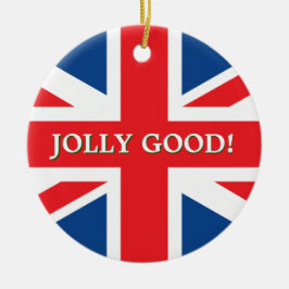 British Union Jack Keramik Ornament