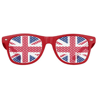British Union Jack Retro Sunglasses Partybrille
