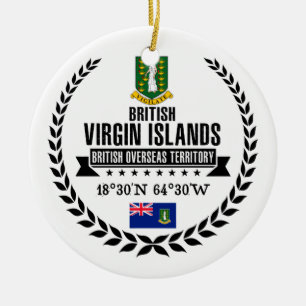 British Virgin Islands Keramikornament