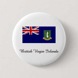British- Virgin Islandsflaggen-Entwurf Button