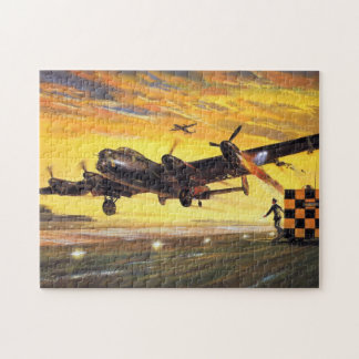 British WWII Bomber Flugzeug starten