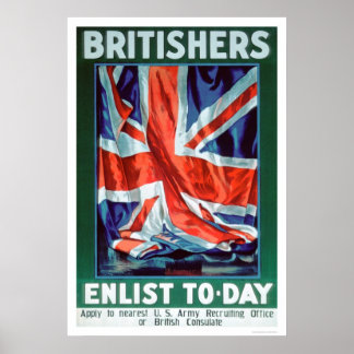 Britishers Enlist Today (US02116) Poster