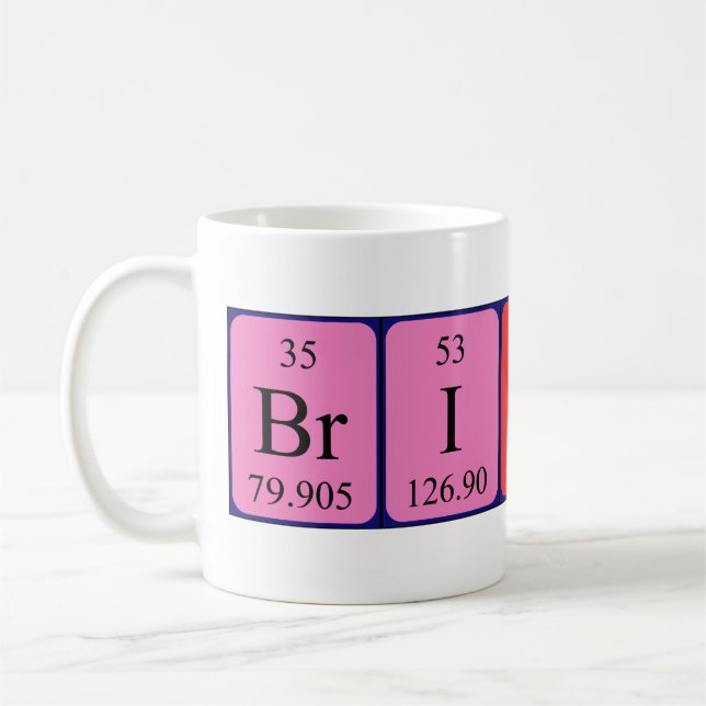 Britni Periodenname Tasse (Links)