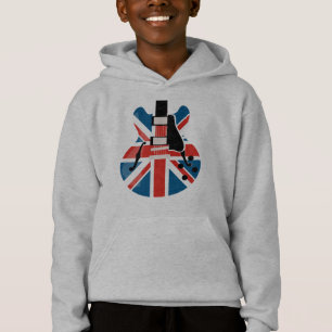 Britpop Gitarre Hoodie