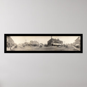 Britt, IA Foto 1908 Poster