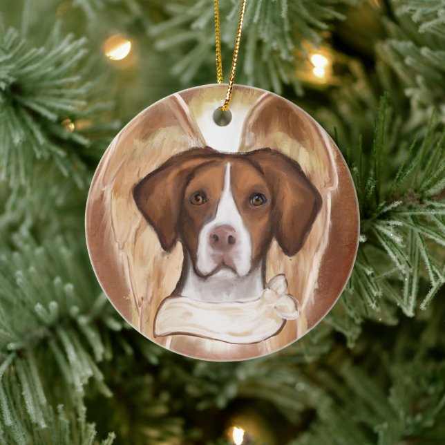 Brittany Angel Keramik Ornament (Baum)