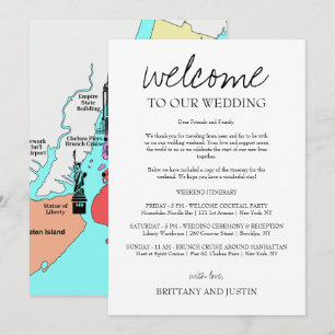 Brittany Calligraphie Bienvenue Lettre & Carte