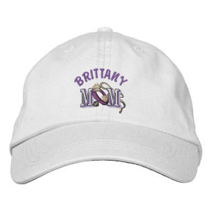 Brittany Dog MAMA Bestickte Baseballkappe