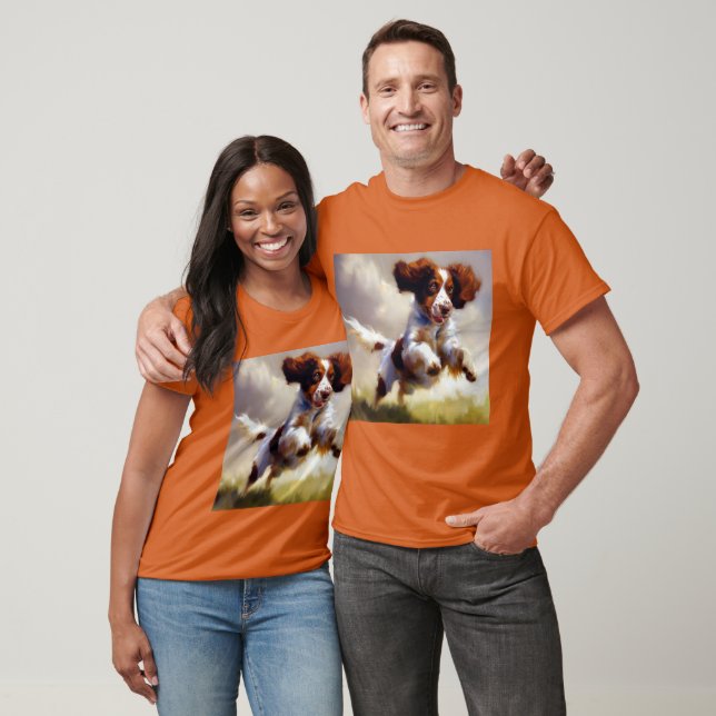Brittany Dog T-Shirt (Unisex)