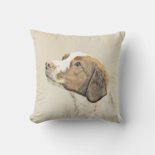 Brittany-Malerei - Süße originelle Hundekunst Kissen