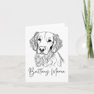 Brittany Mama Brittany Mama Niedlich Dog Line A Karte