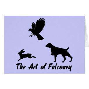 Brittany Spaniel and Falconry